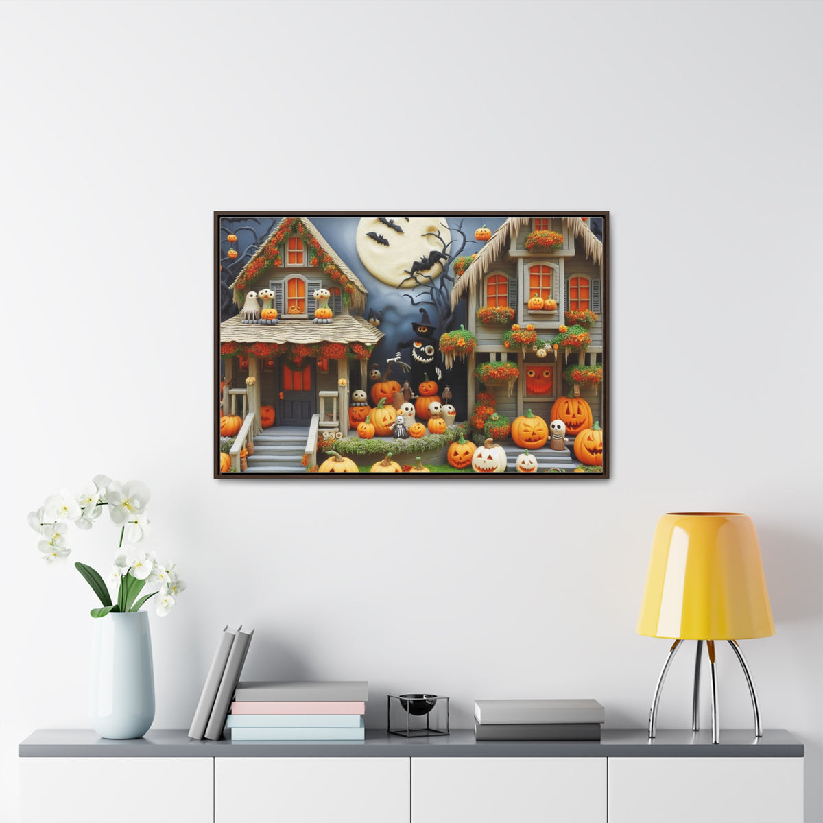 Enchanting Canvas Art for Halloween - Horizontal Gallery Wraps