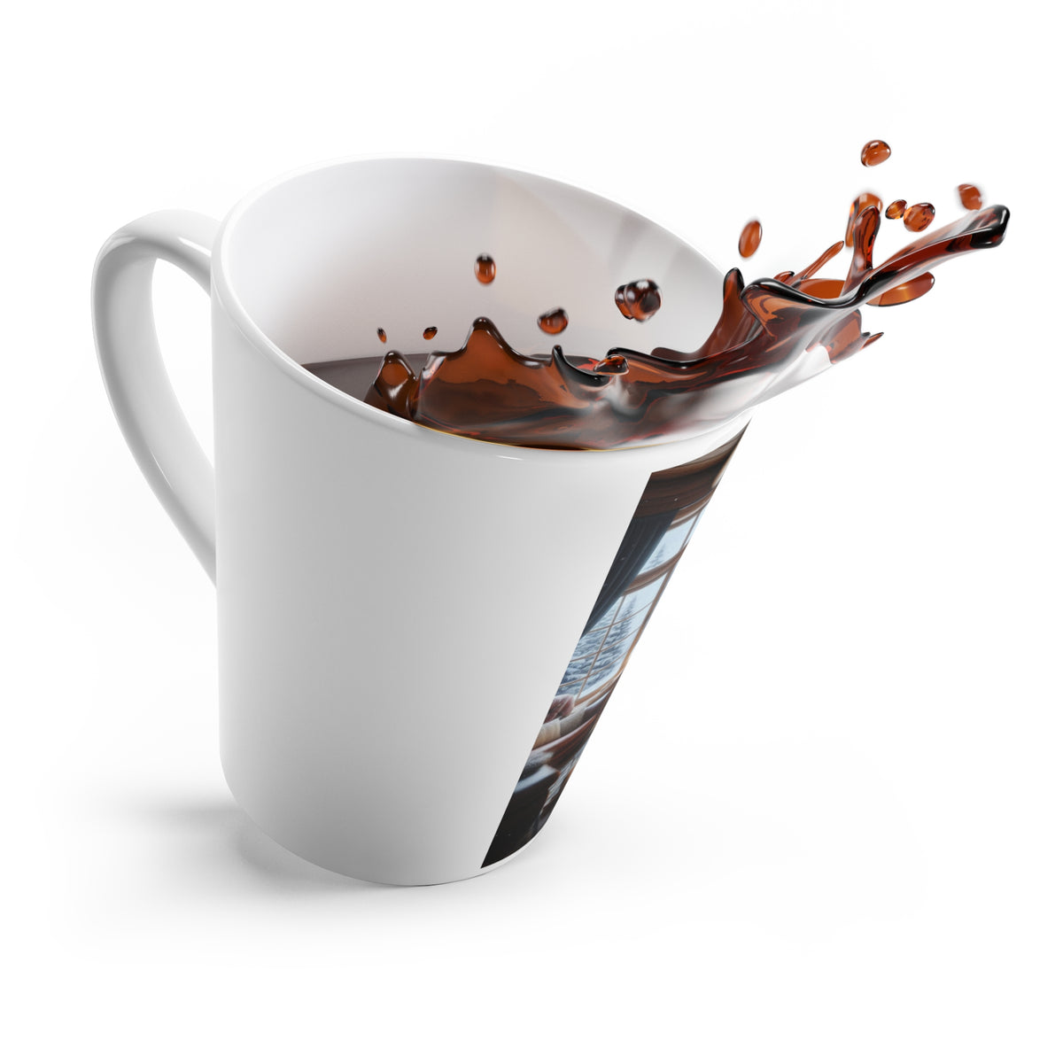 Log Cabin Latte Mug - OLM Store