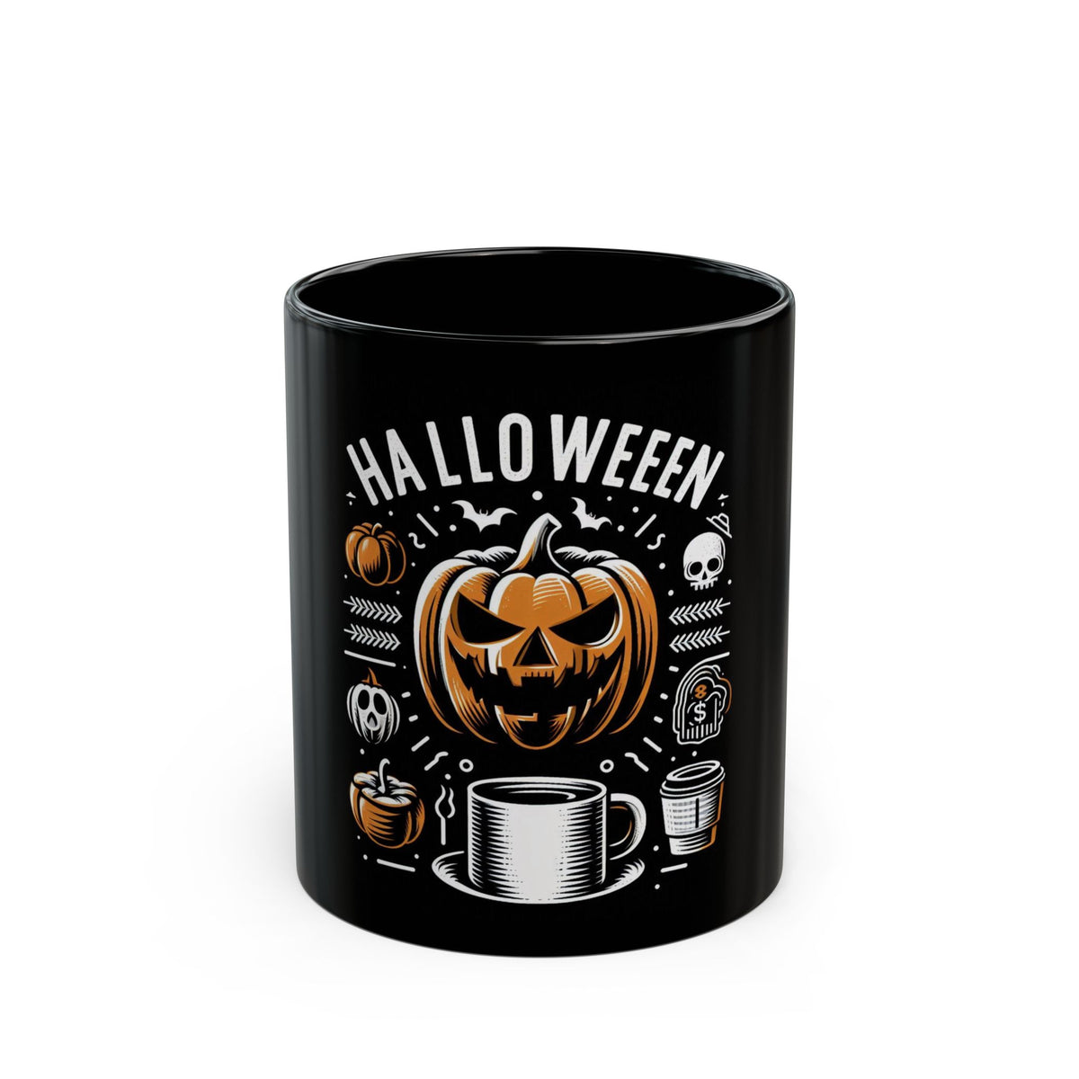 Custom Black Ceramic Mug - Elevate Your Sipping Experience