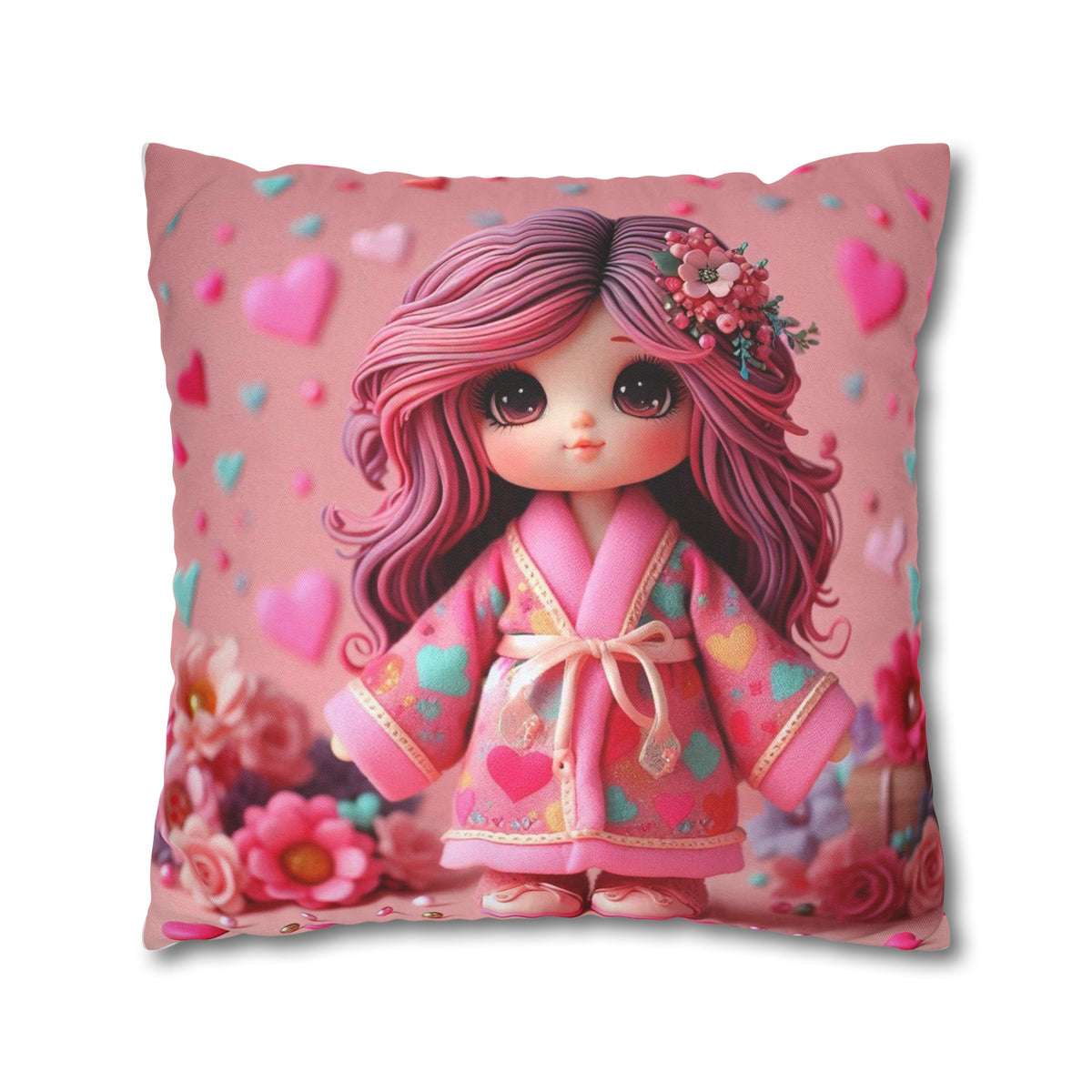 Spun Polyester Square Pillowcase - OLM Store