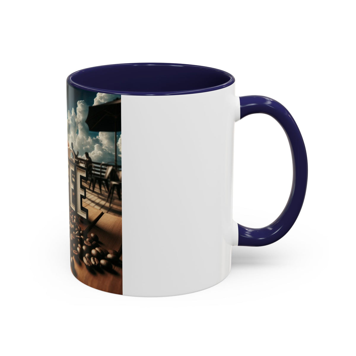 Coffee Beans Accent Coffee Mug (11, 15oz) - OLM Store