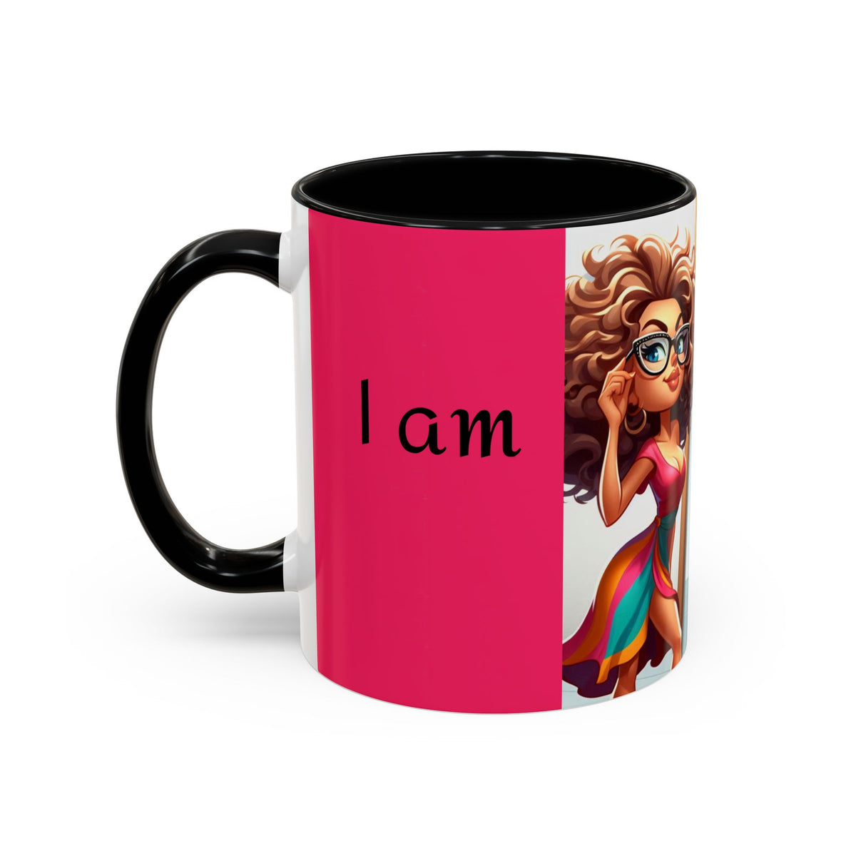 "I Am Beautiful" Accent Coffee Mug (11, 15oz) - OLM Store