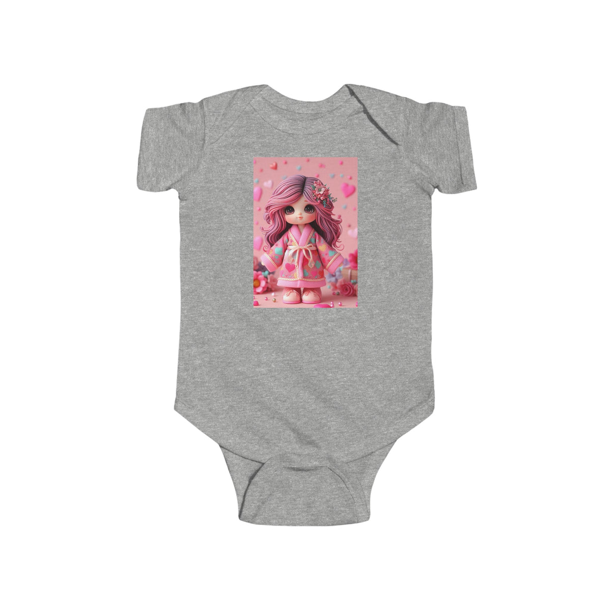 "Cozy Baby doll Bath Robe": Infant Fine Jersey Bodysuit - OLM Store