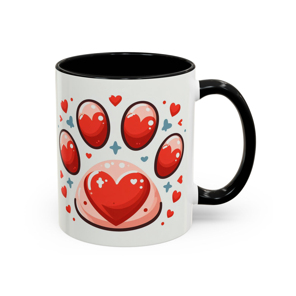 Dog Paw Coffee Accent Coffee Mug (11, 15oz) - OLM Store