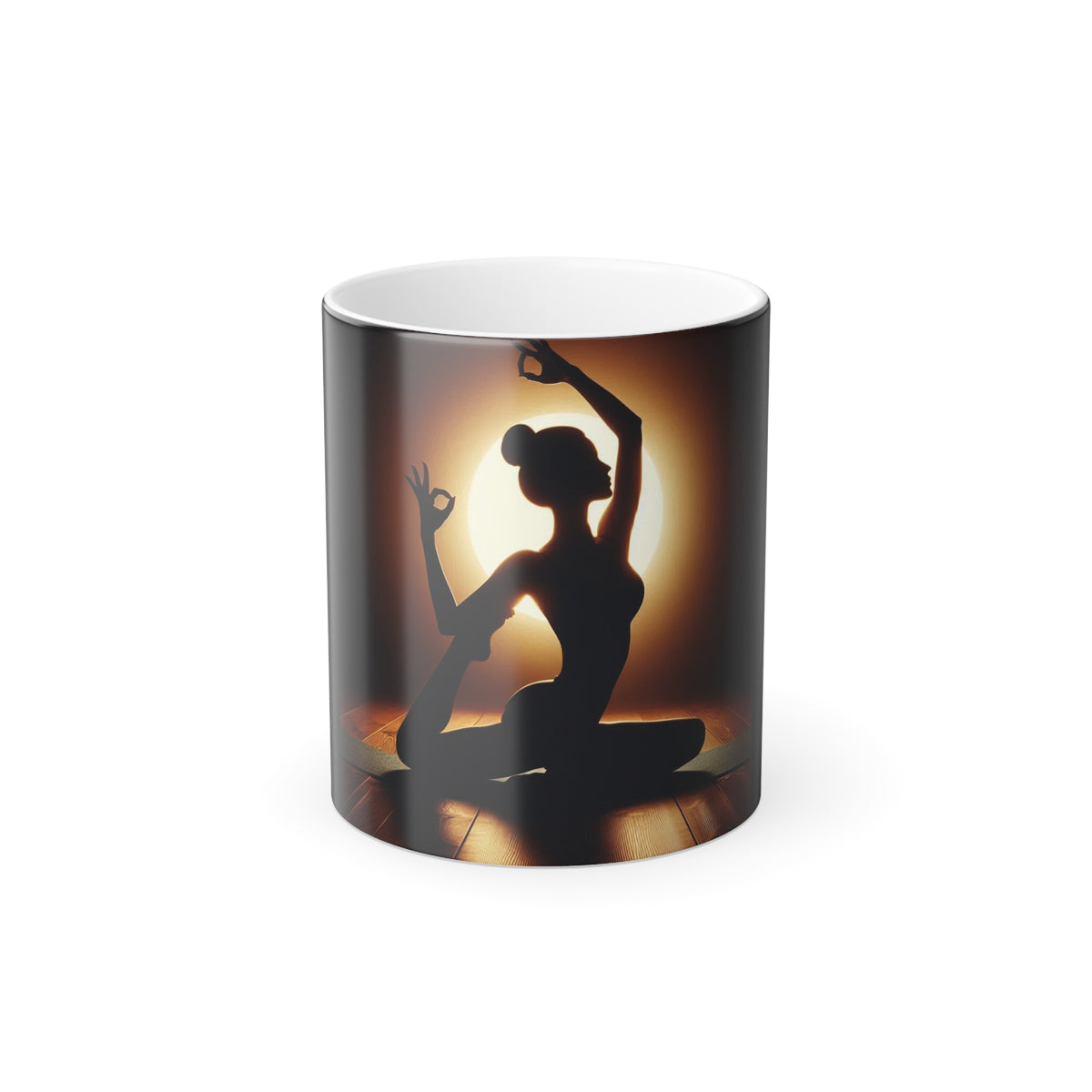 Transform Your Mornings with Our Color Changing Yoga Pose Mug - 11oz