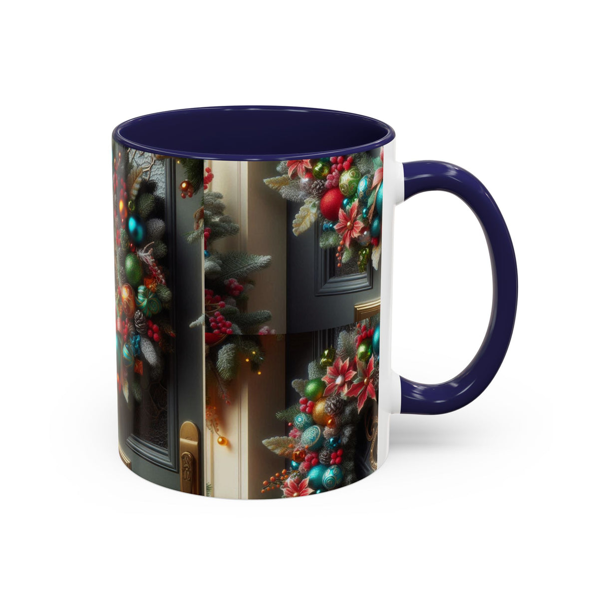 Christmas Wreath Coffee Mug – Sip the Holiday Spirit in Style!