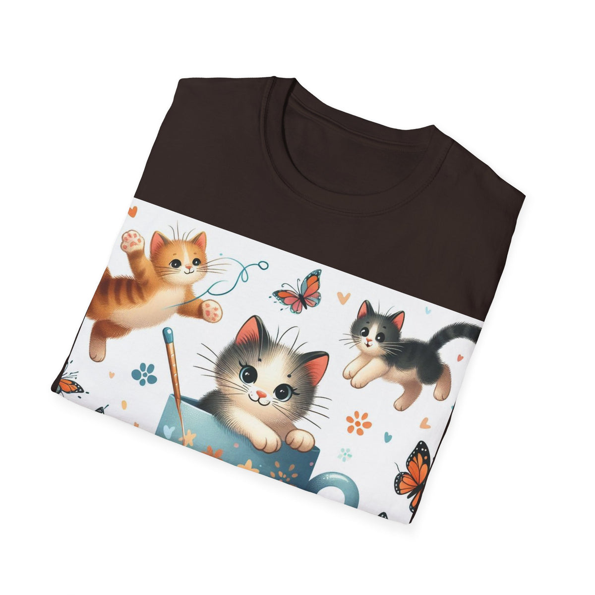 Purr-fect Comfort for Cat Lovers: Unisex Soft-Style T-Shirt - OLM Store