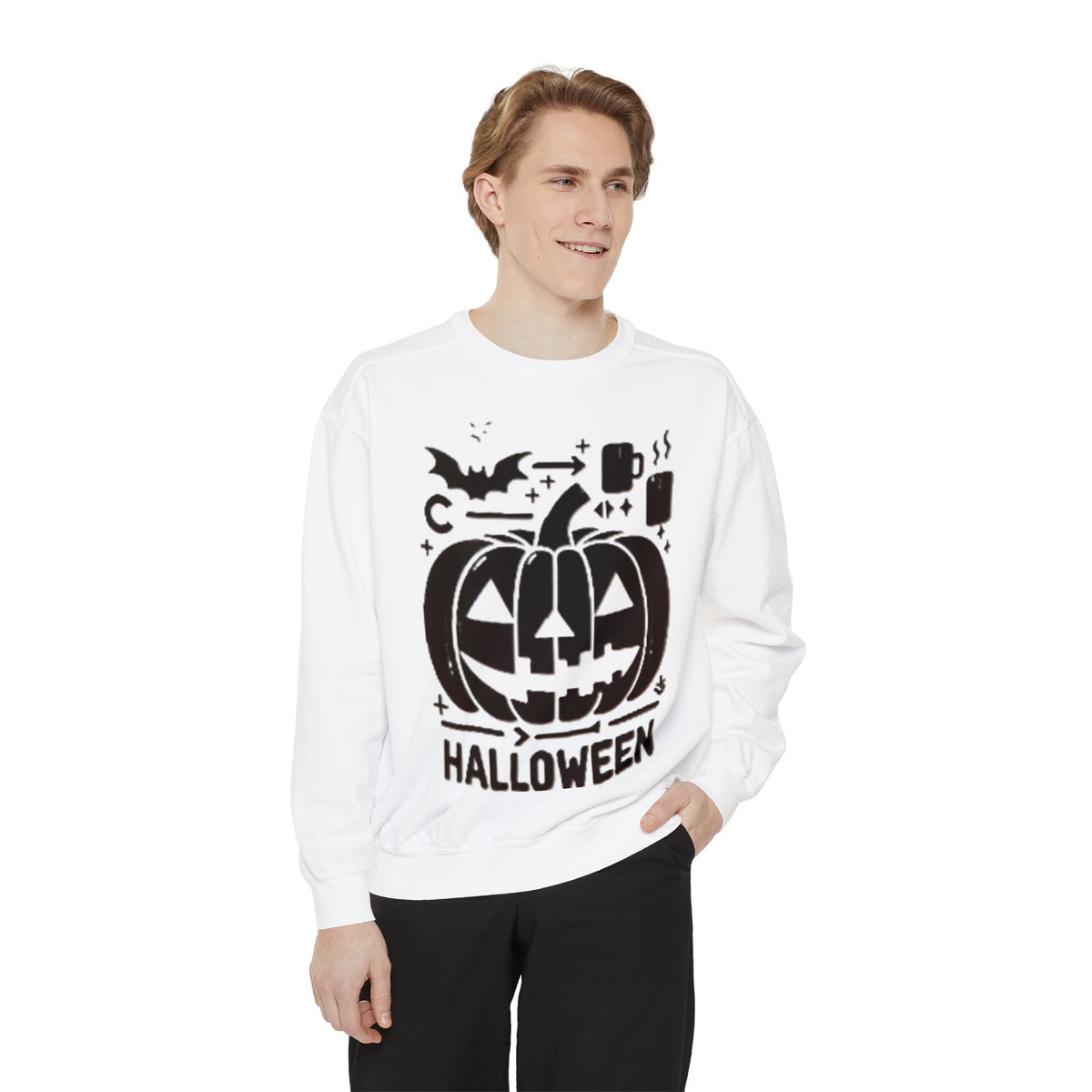 Elevate Your Comfort with Our Unisex Garment-Dyed Sweatshirt
