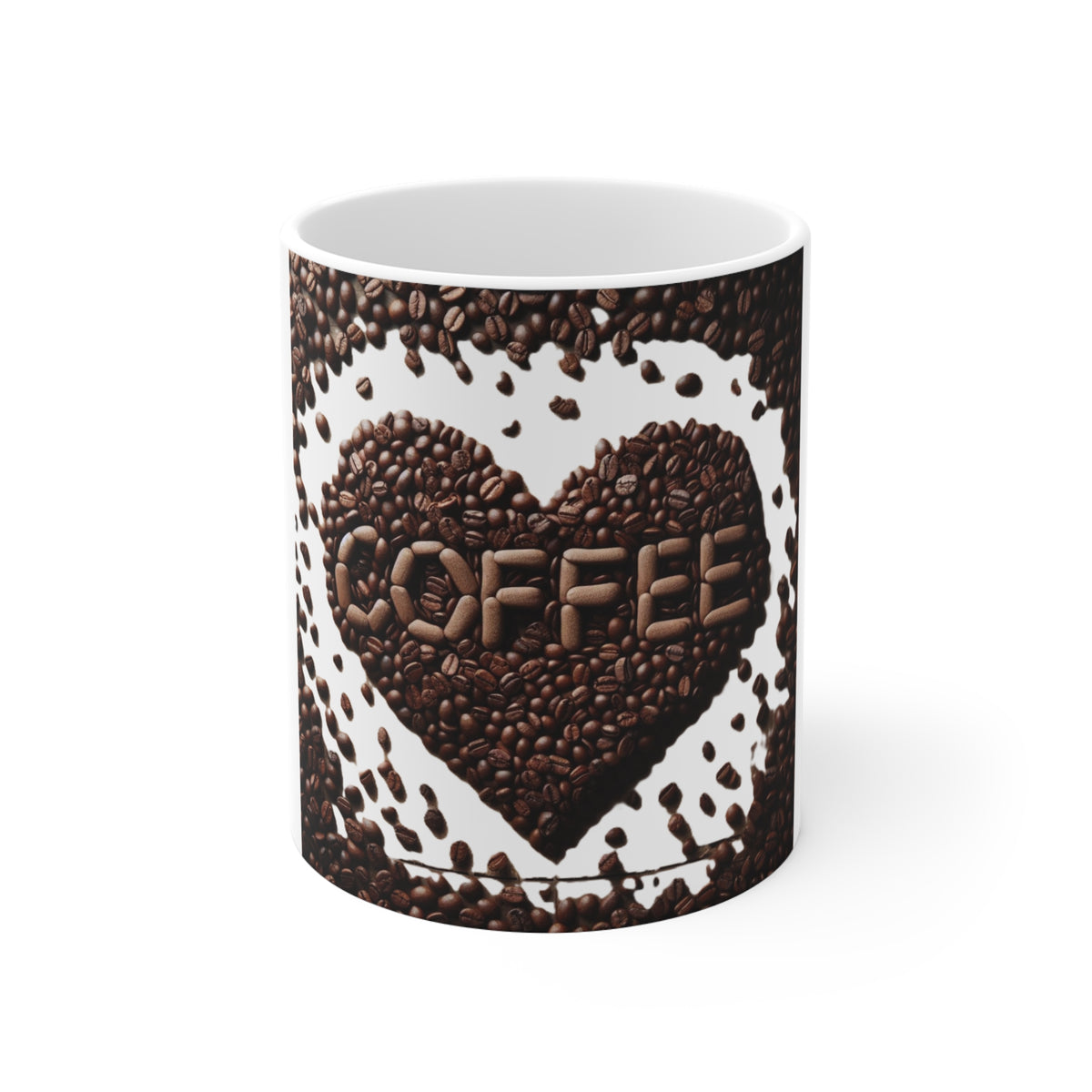 Heart of Coffee Mug 11oz – Elevate Your Sip with Love!