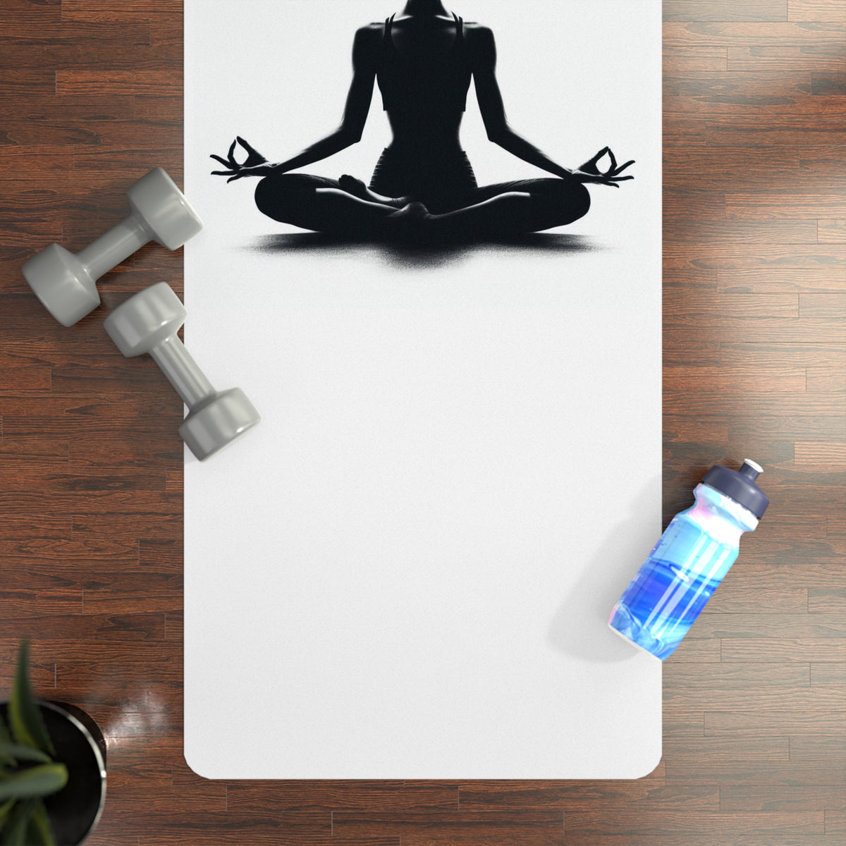 Inspirational quote Rubber Yoga Mat - OLM Store