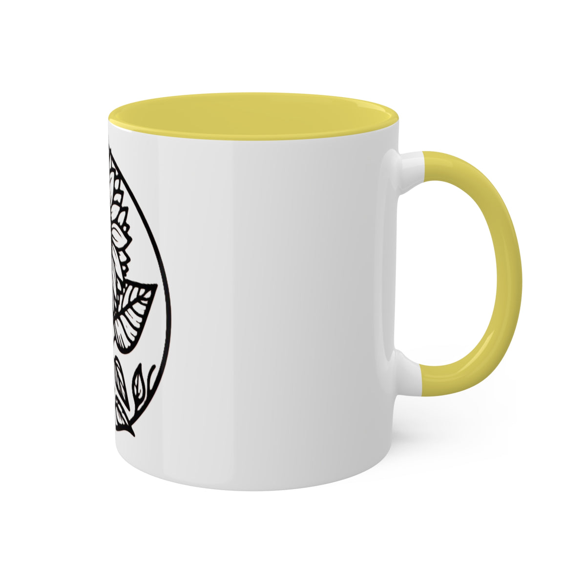 Brighten Your Mornings with Our White Sunflower Coffee Mug