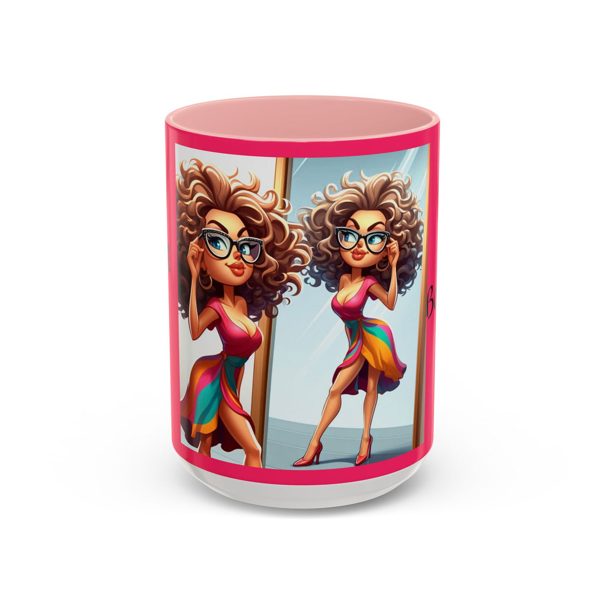 "I Am Beautiful" Accent Coffee Mug (11, 15oz) - OLM Store