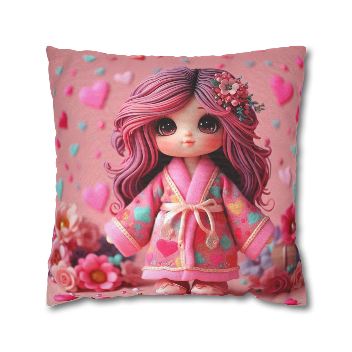 Spun Polyester Square Pillowcase - OLM Store