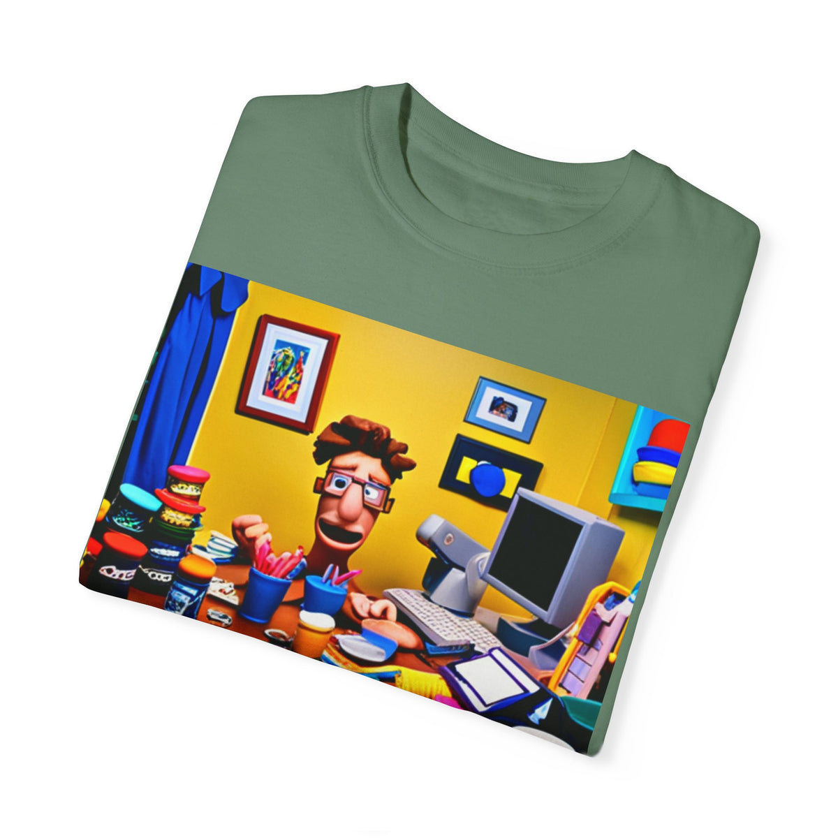 Unisex "Coffee: Because Adulting is Too Hard" Garment-Dyed T-shirt - OLM Store