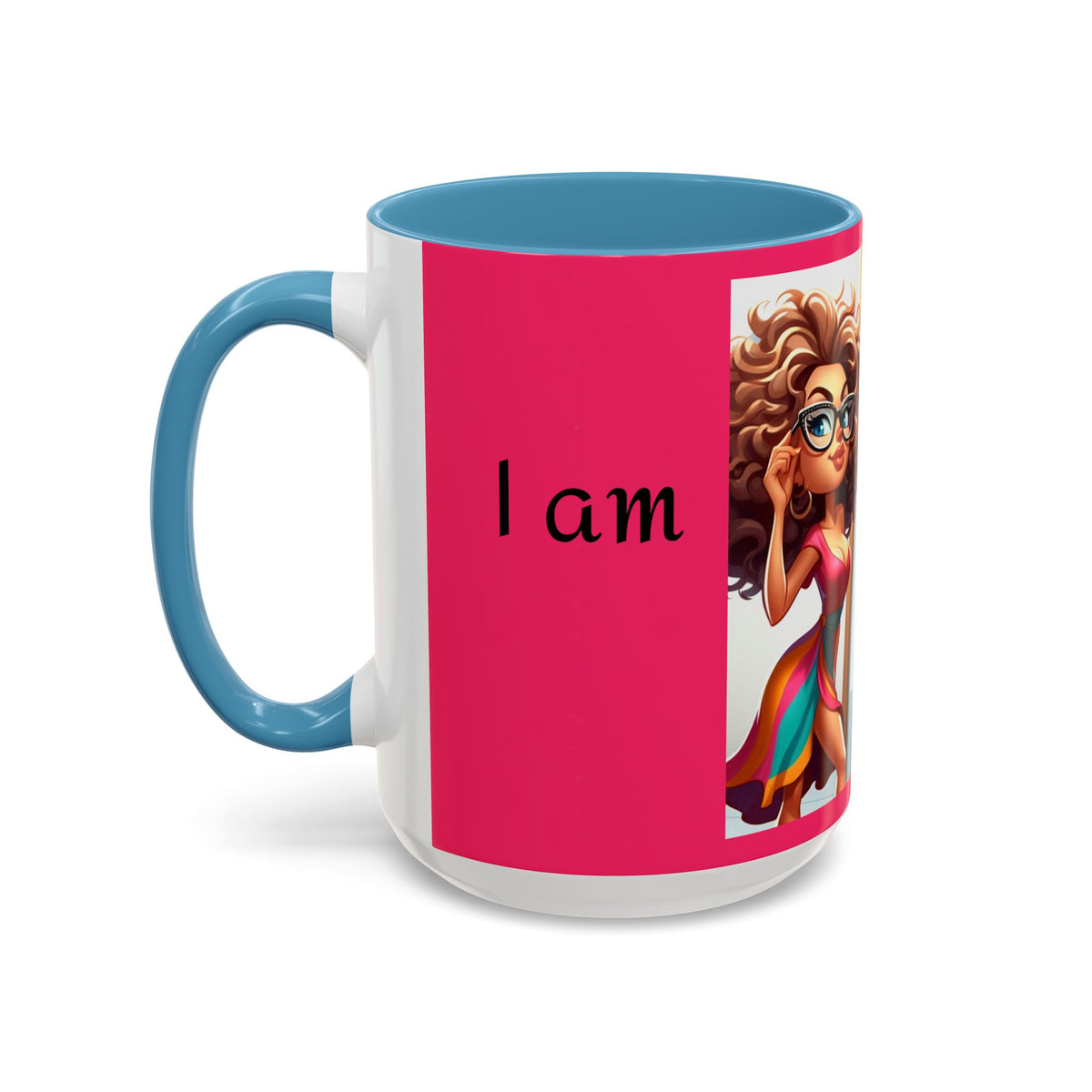 "I Am Beautiful" Accent Coffee Mug (11, 15oz) - OLM Store