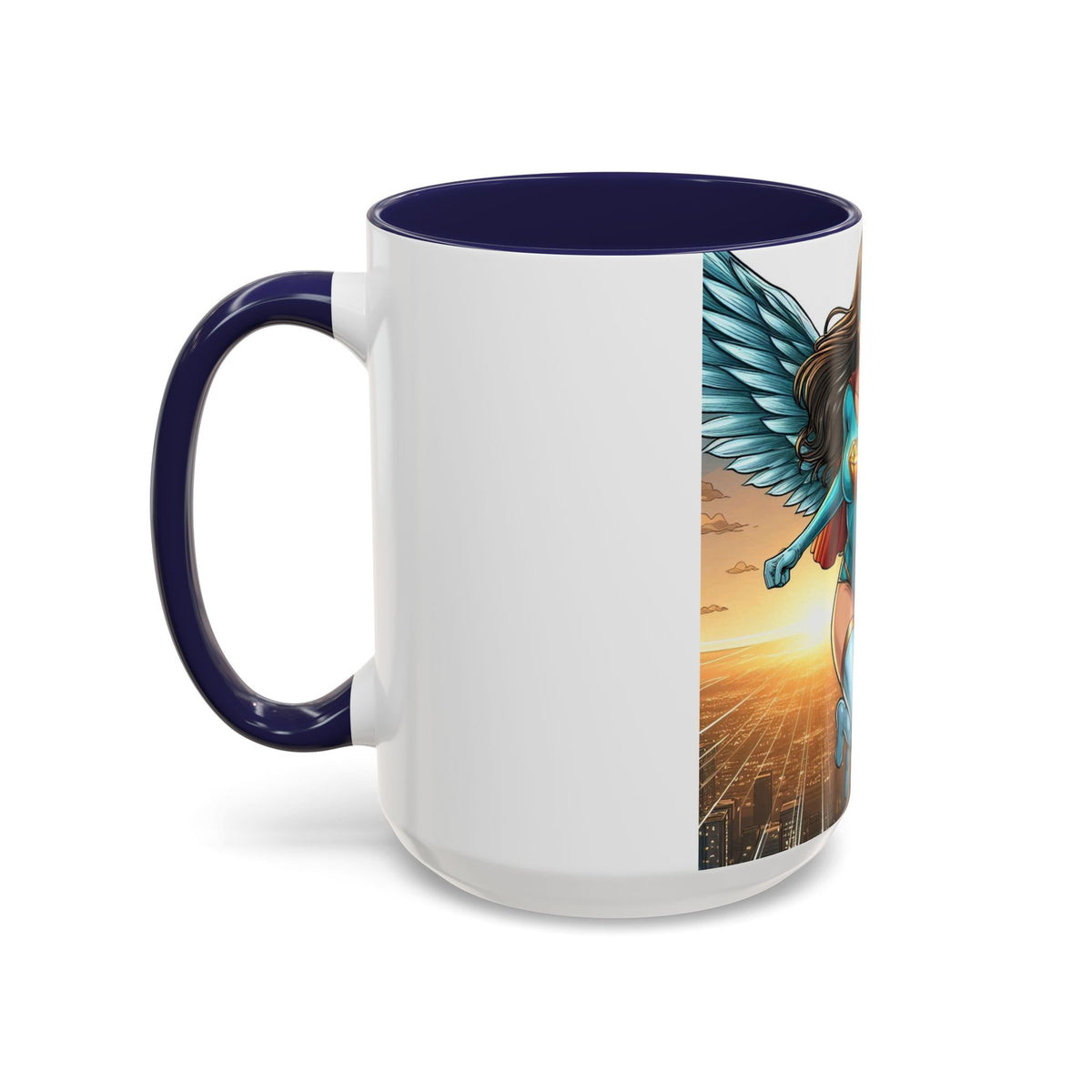 Empower Your Morning with the Aquila Diamond Superhero Mug