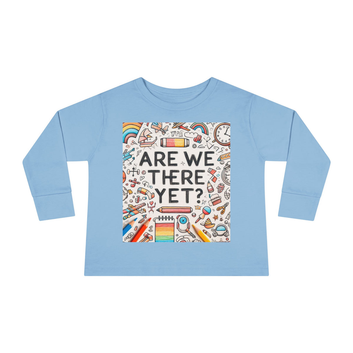 “Are We There Yet?” Toddler Long Sleeve Tee - OLM Store