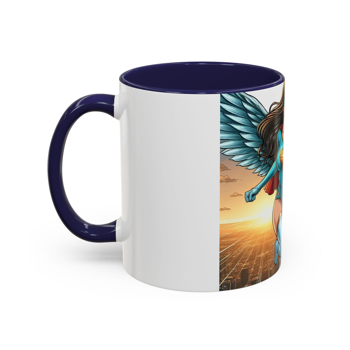 Empower Your Morning with the Aquila Diamond Superhero Mug
