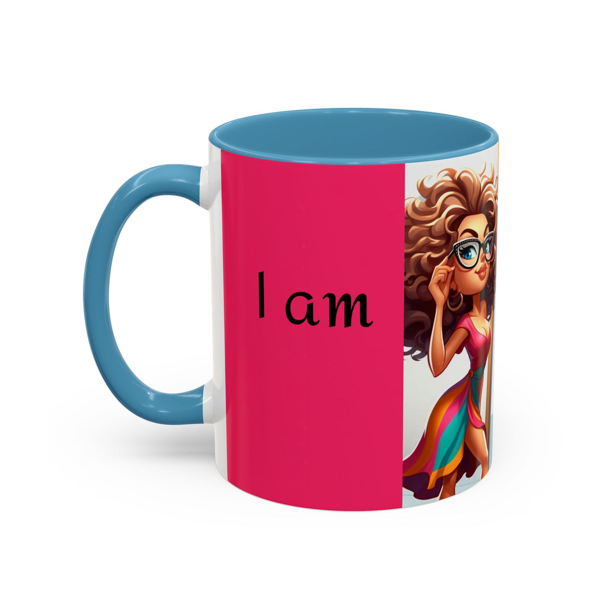 "I Am Beautiful" Accent Coffee Mug (11, 15oz) - OLM Store