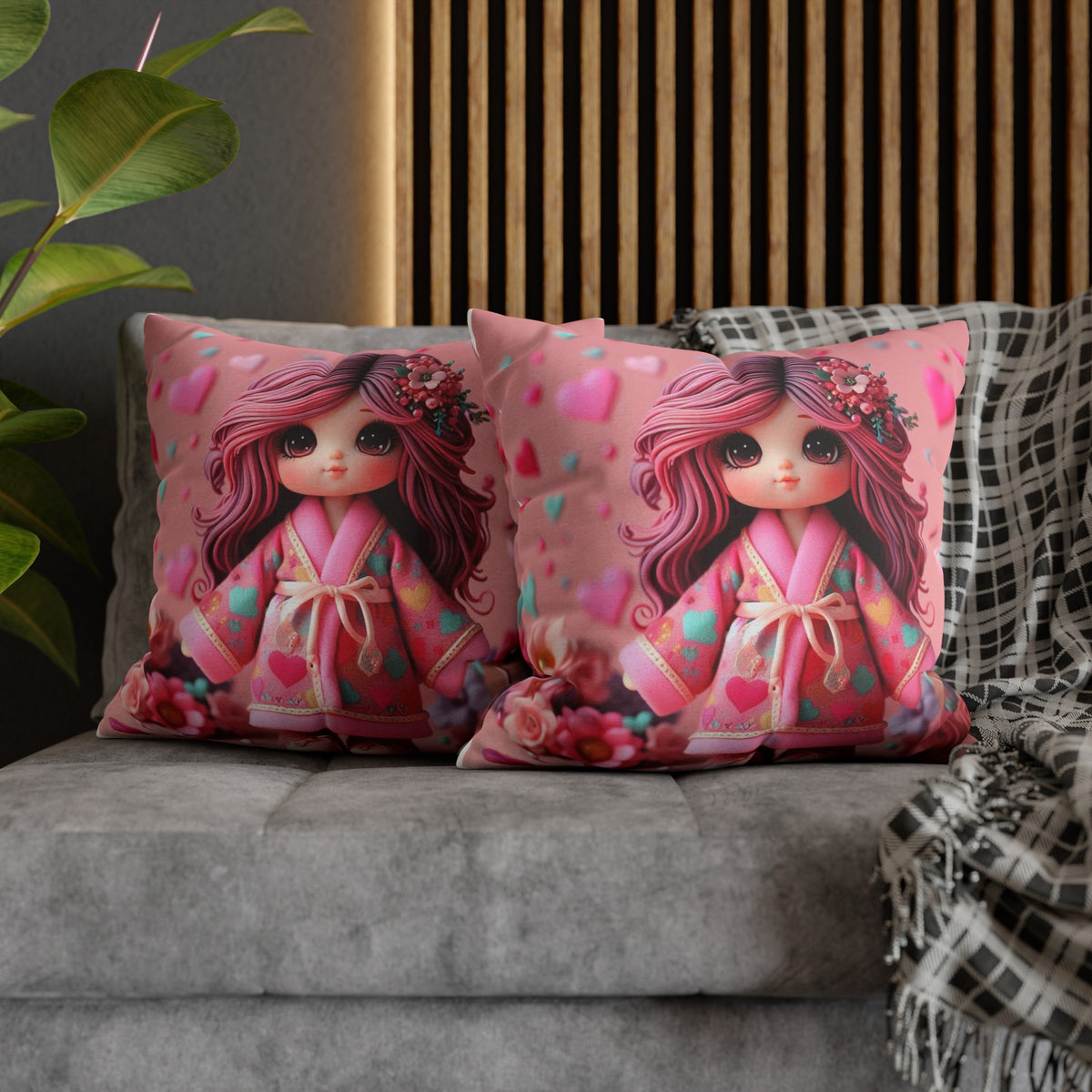 Spun Polyester Square Pillowcase - OLM Store