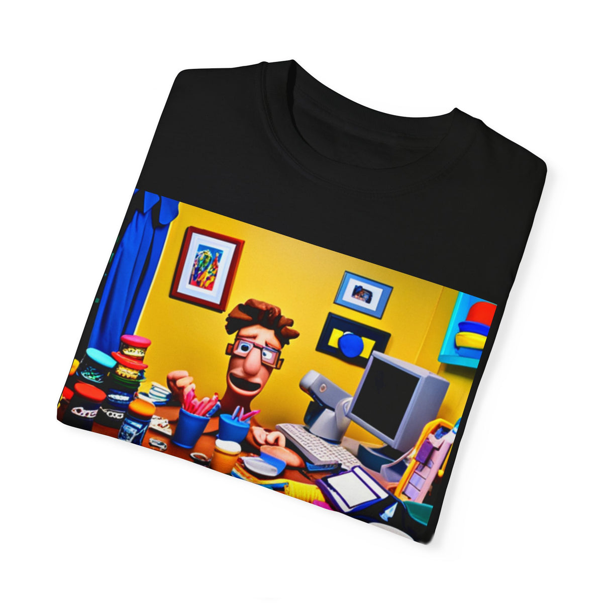 Unisex "Coffee: Because Adulting is Too Hard" Garment-Dyed T-shirt - OLM Store