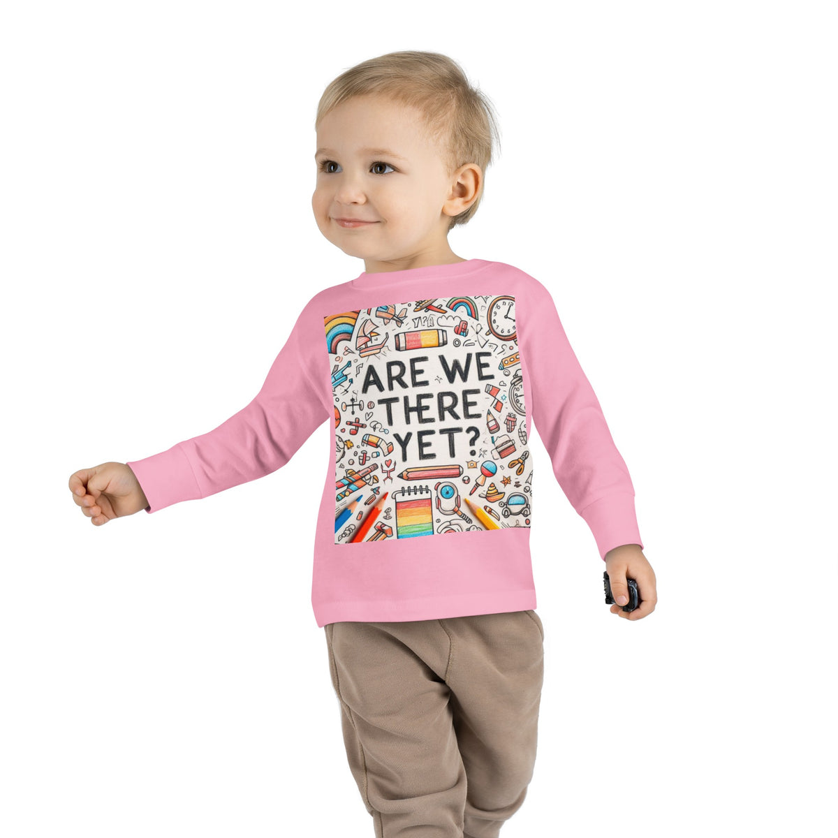 “Are We There Yet?” Toddler Long Sleeve Tee - OLM Store