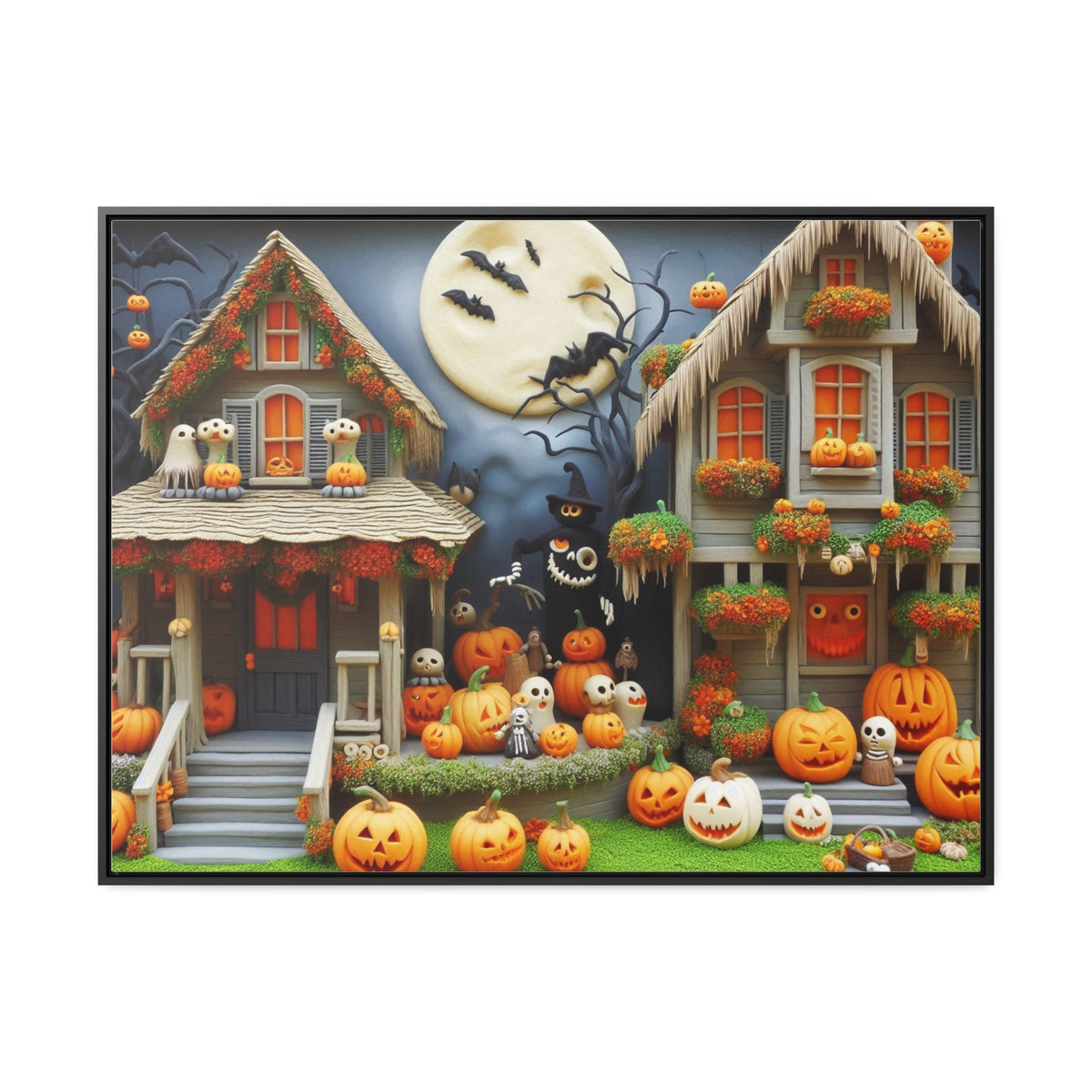 Enchanting Canvas Art for Halloween - Horizontal Gallery Wraps