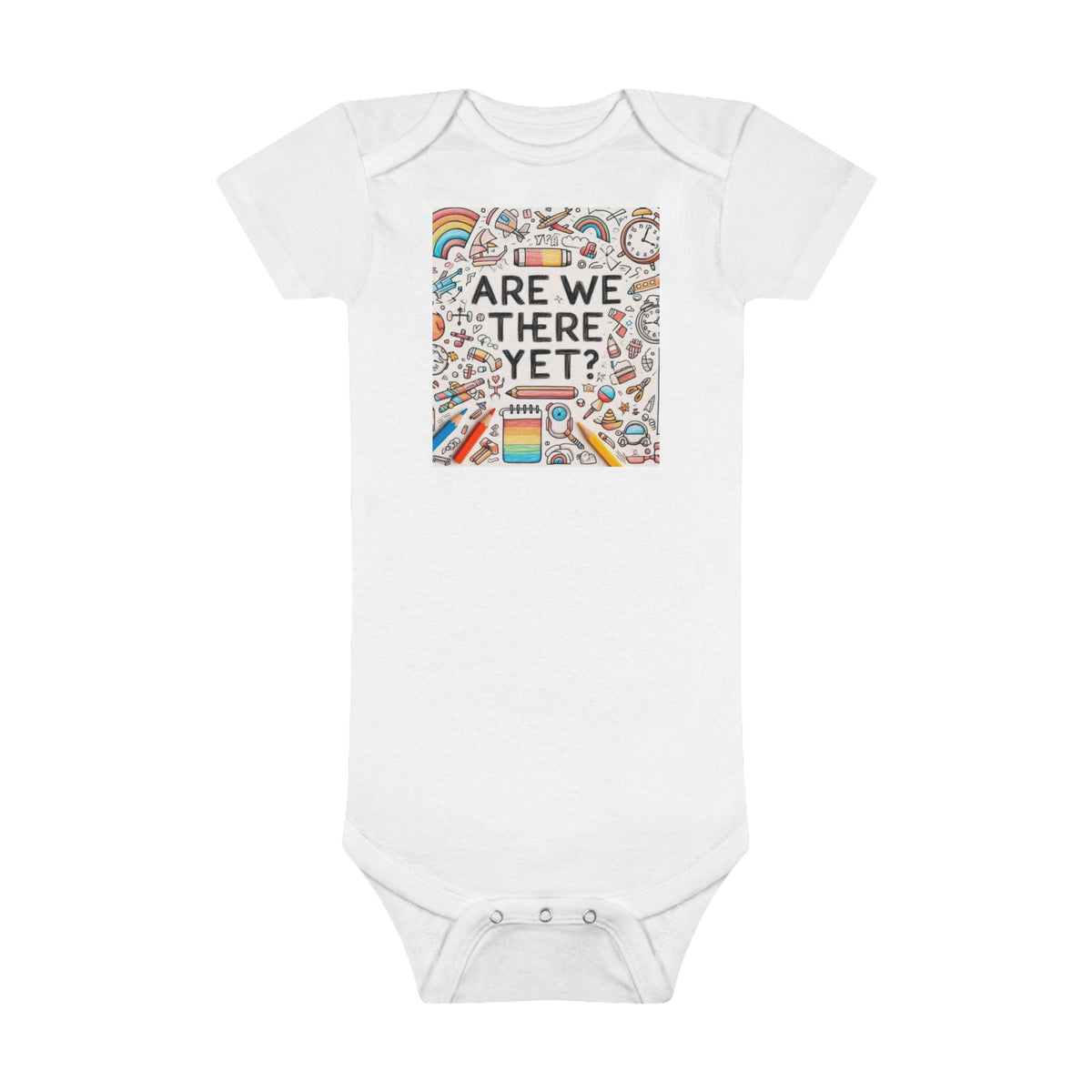 “Are We There Yet?” Baby Short Sleeve Onesie® - OLM Store