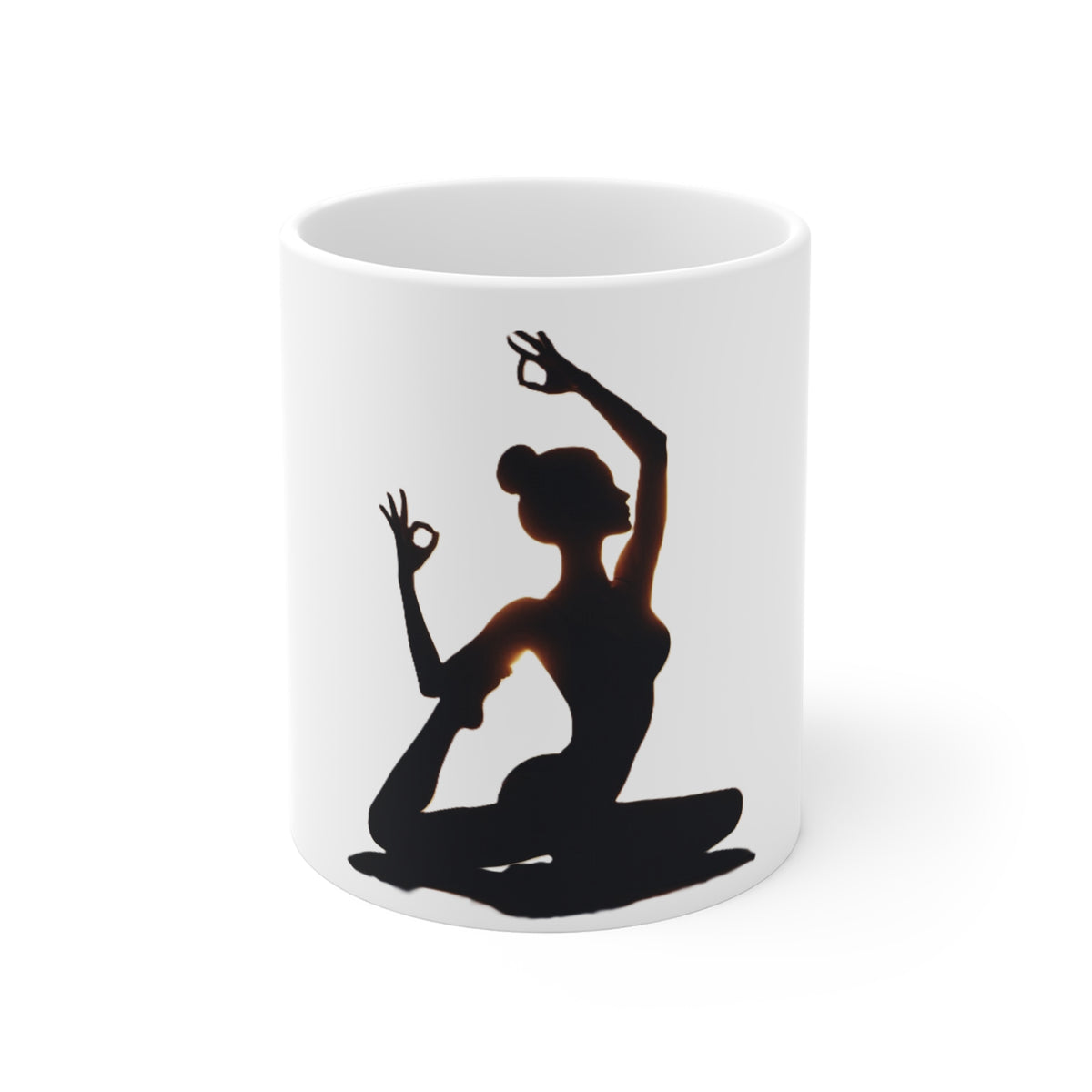 Yoga Pose Coffee Mug 11oz – Sip Your Way to Serenity