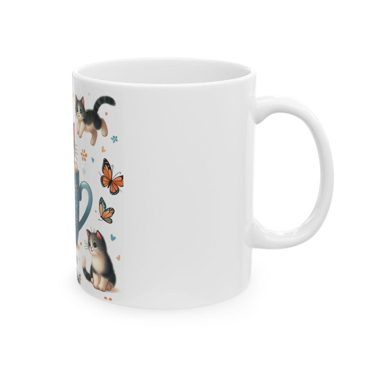 "Kitten in a mug" Ceramic Mug, (11oz, 15oz) - OLM Store