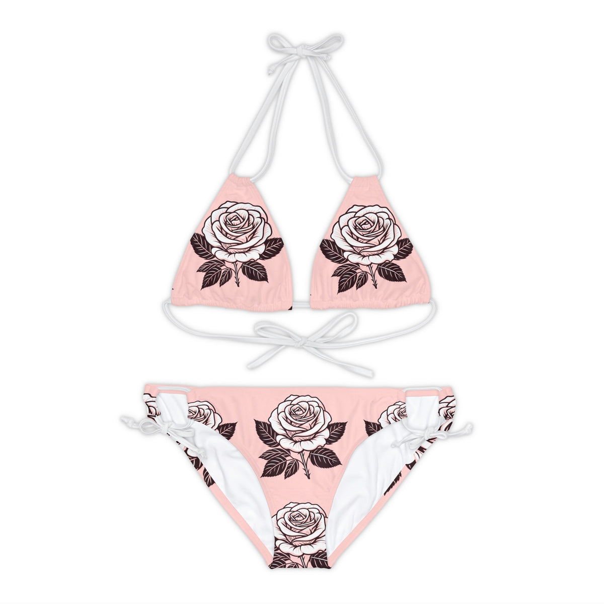 Strappy Bikini Set (AOP) - OLM Store