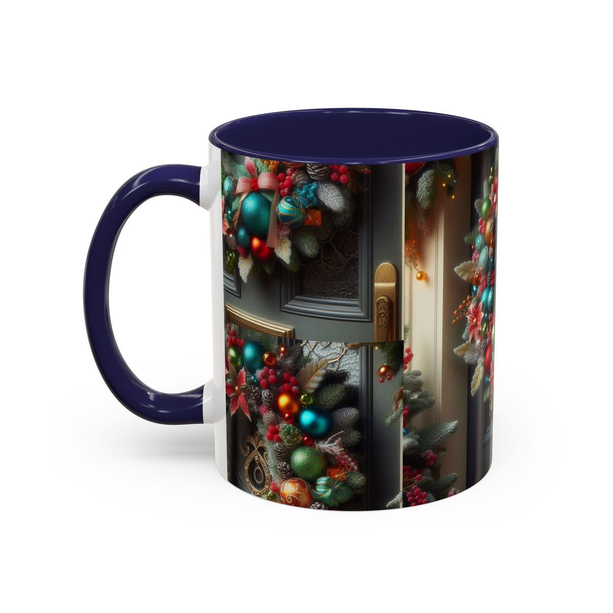 Christmas Wreath Coffee Mug – Sip the Holiday Spirit in Style!