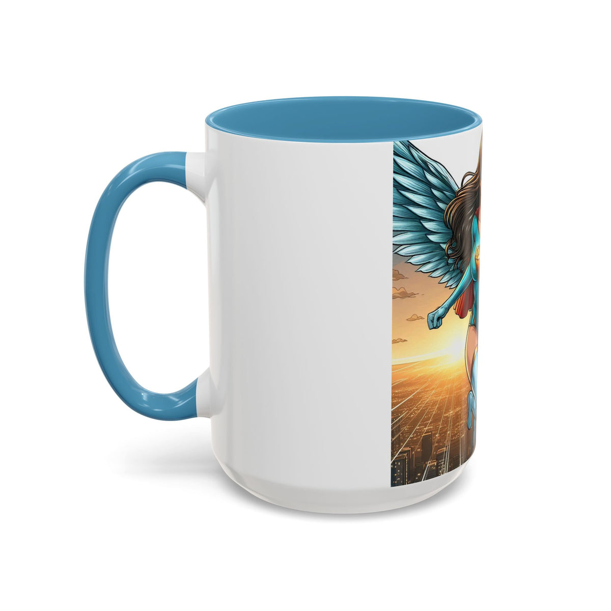 Empower Your Morning with the Aquila Diamond Superhero Mug