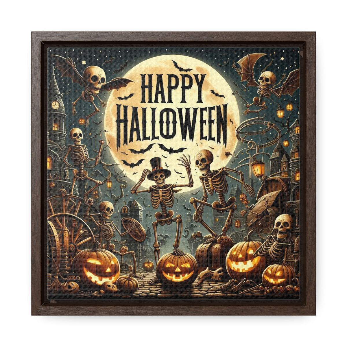 Elevate Your Décor with Square Framed Gallery Canvas Wraps