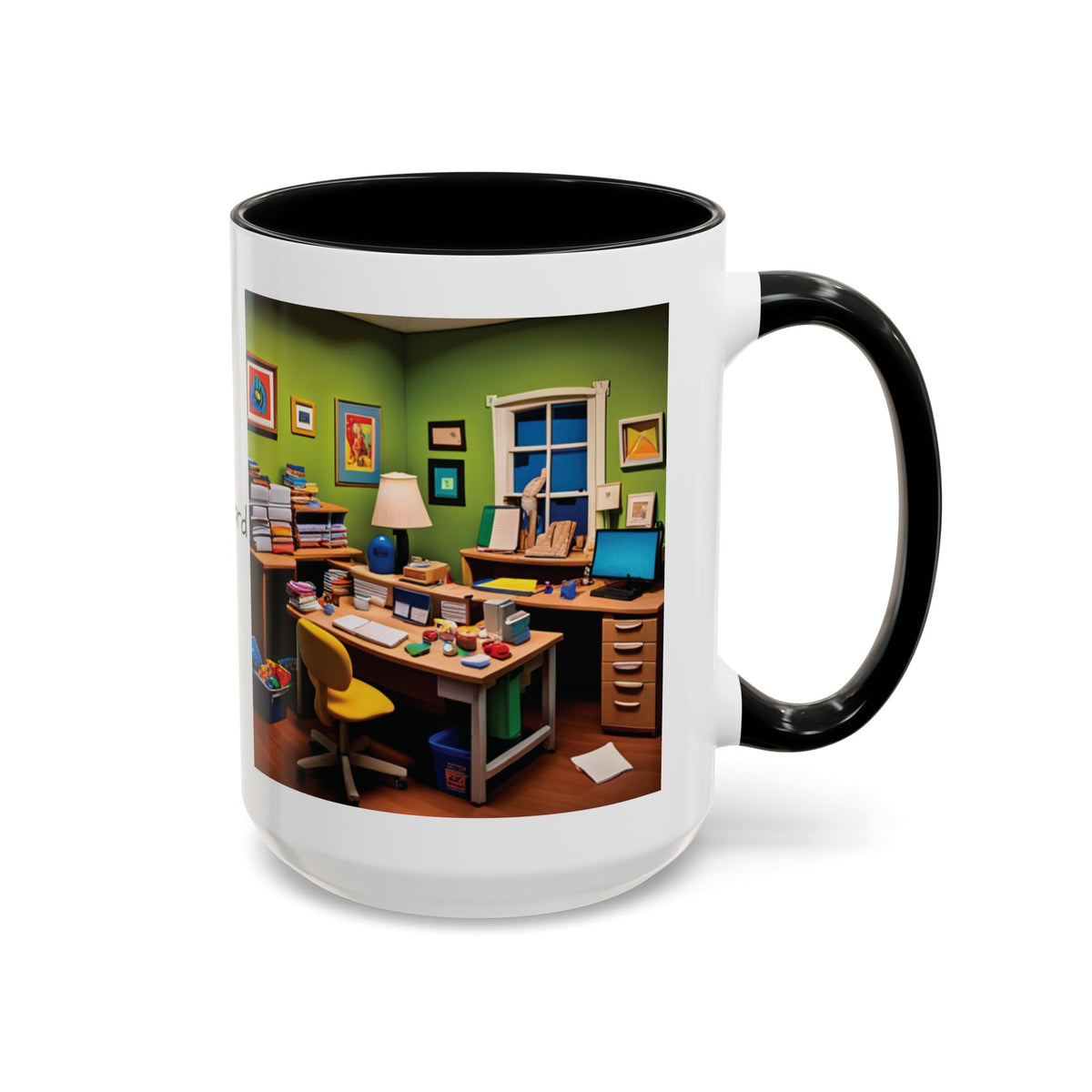 “Coffee: Because Adulting is Hard"  Accent Coffee Mug (11, 15oz) - OLM Store