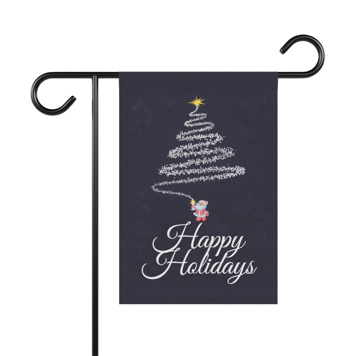 Celebrate the Season with Our Christmas Tree Pattern Garden Banner