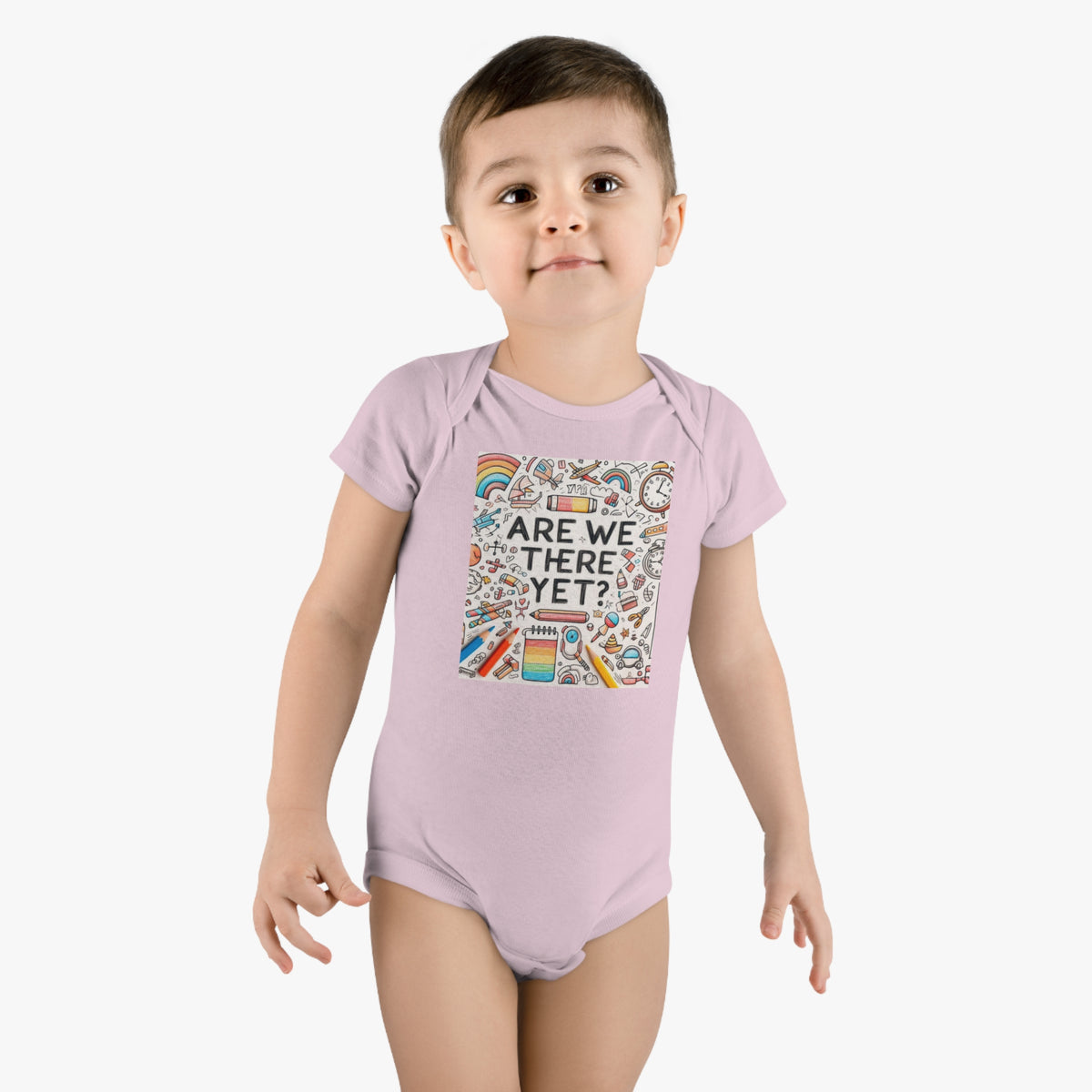 “Are We There Yet?” Baby Short Sleeve Onesie® - OLM Store