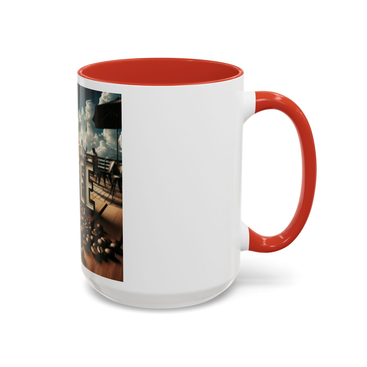 Coffee Beans Accent Coffee Mug (11, 15oz) - OLM Store