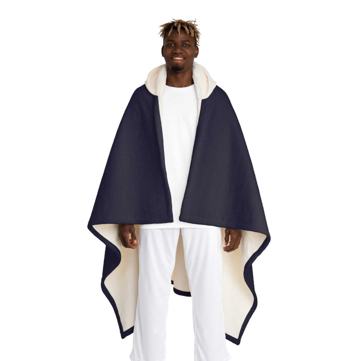 Cozy Up with Our Fireworks Christmas Tree Fleece Blanket - Hooded Sherpa Style