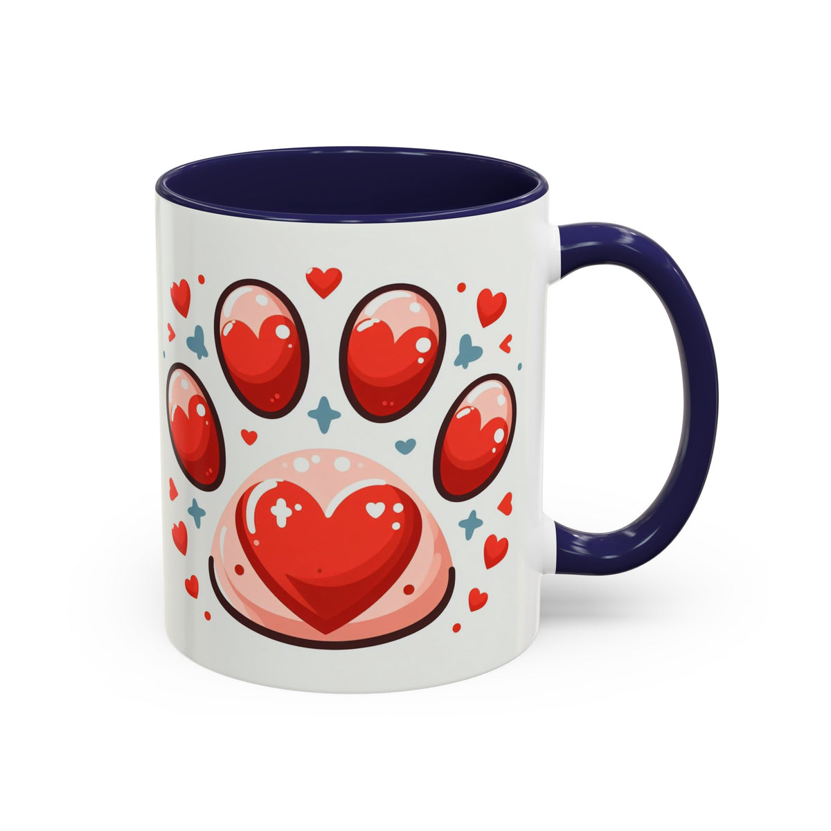 Dog Paw Coffee Accent Coffee Mug (11, 15oz) - OLM Store
