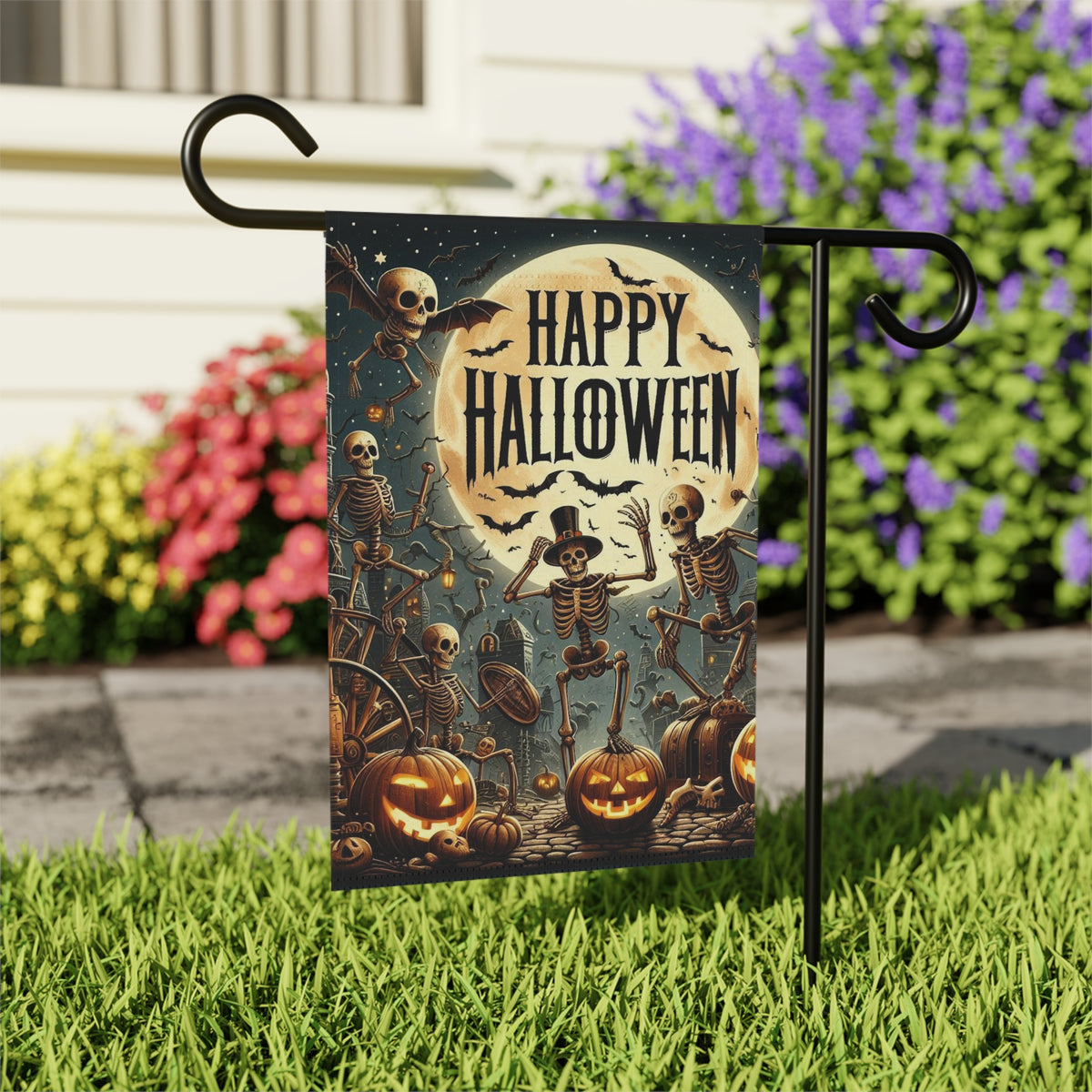 Elevate Your Space with Spooktacular Halloween Garden Banners