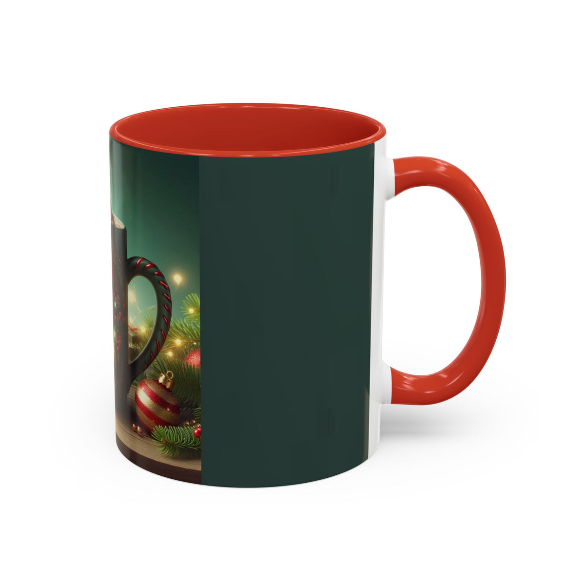 Cozy Christmas Wreath Hot Cocoa Mug - Perfect for Festive Sipping!