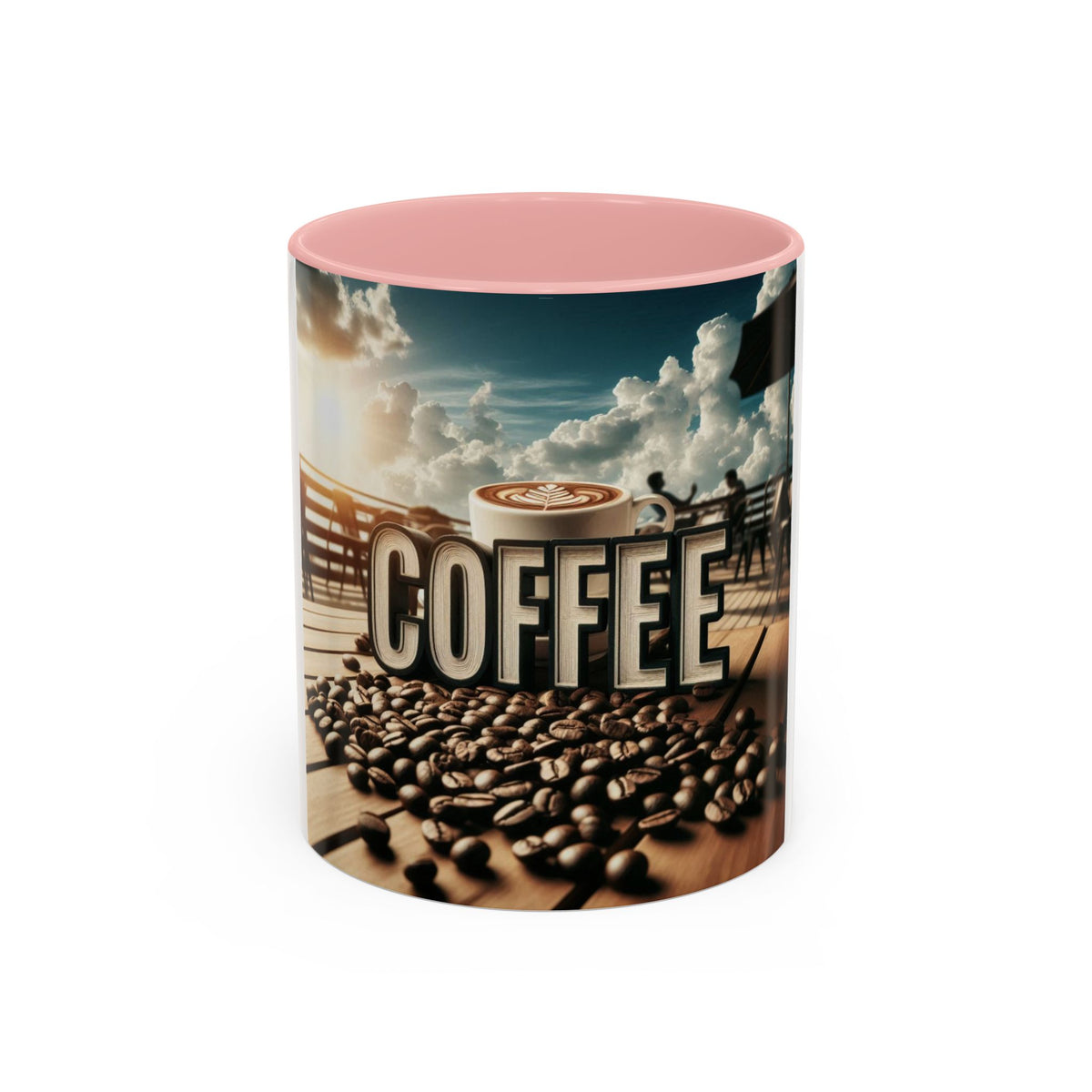 Coffee Beans Accent Coffee Mug (11, 15oz) - OLM Store