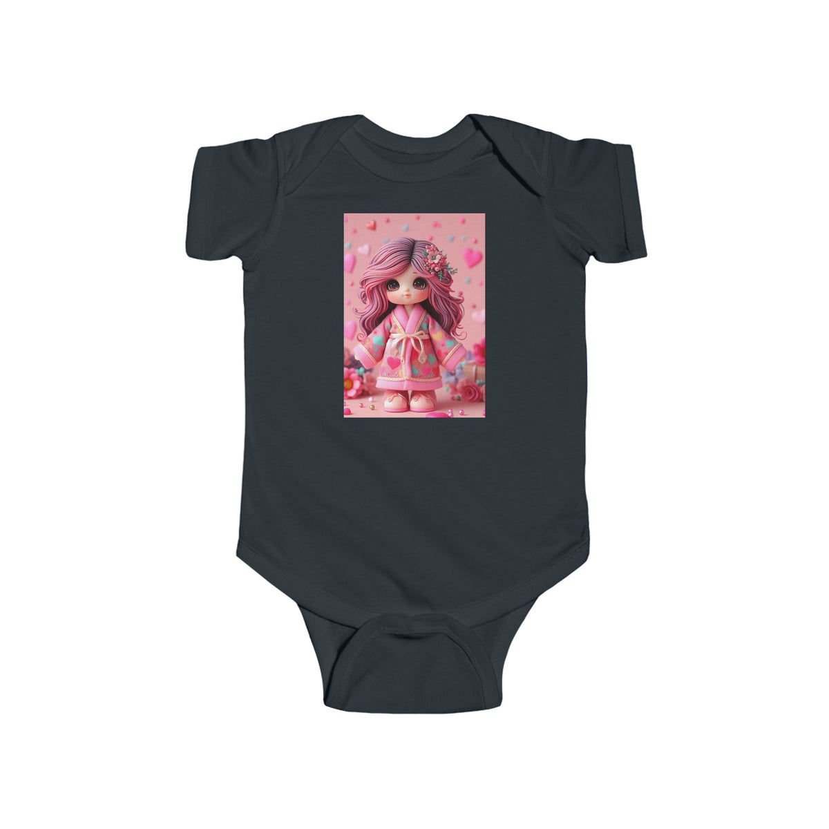 "Cozy Baby doll Bath Robe": Infant Fine Jersey Bodysuit - OLM Store
