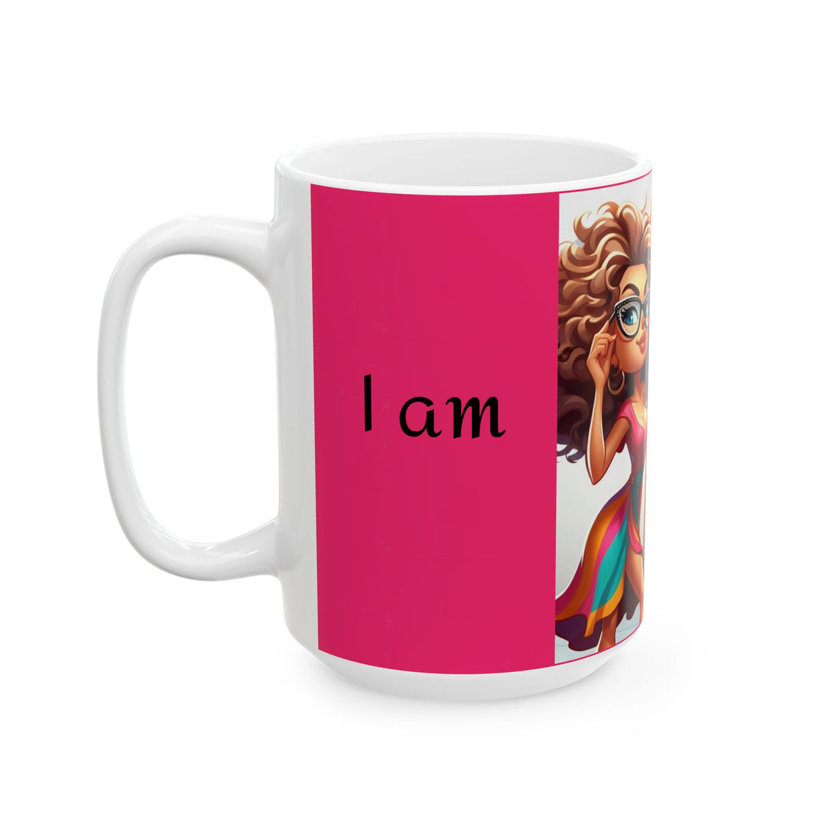 “I Am Beautiful” Ceramic Mug, (11oz, 15oz) - OLM Store