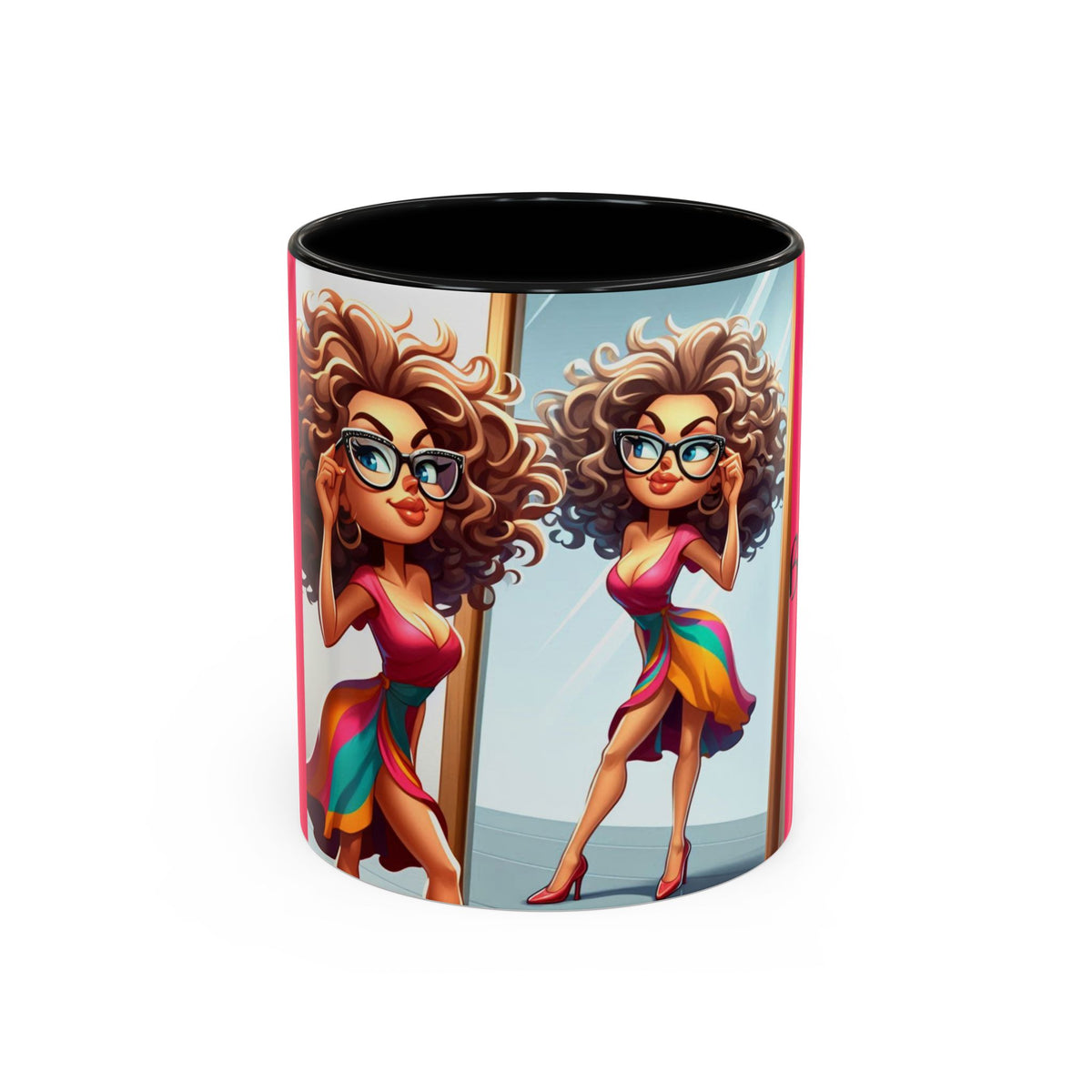 "I Am Beautiful" Accent Coffee Mug (11, 15oz) - OLM Store