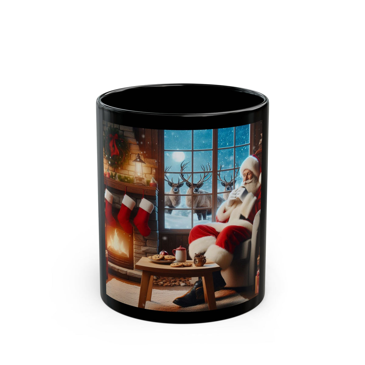 Cozy Up with the Relaxed Santa Coffee Mug – Your Holiday Essential