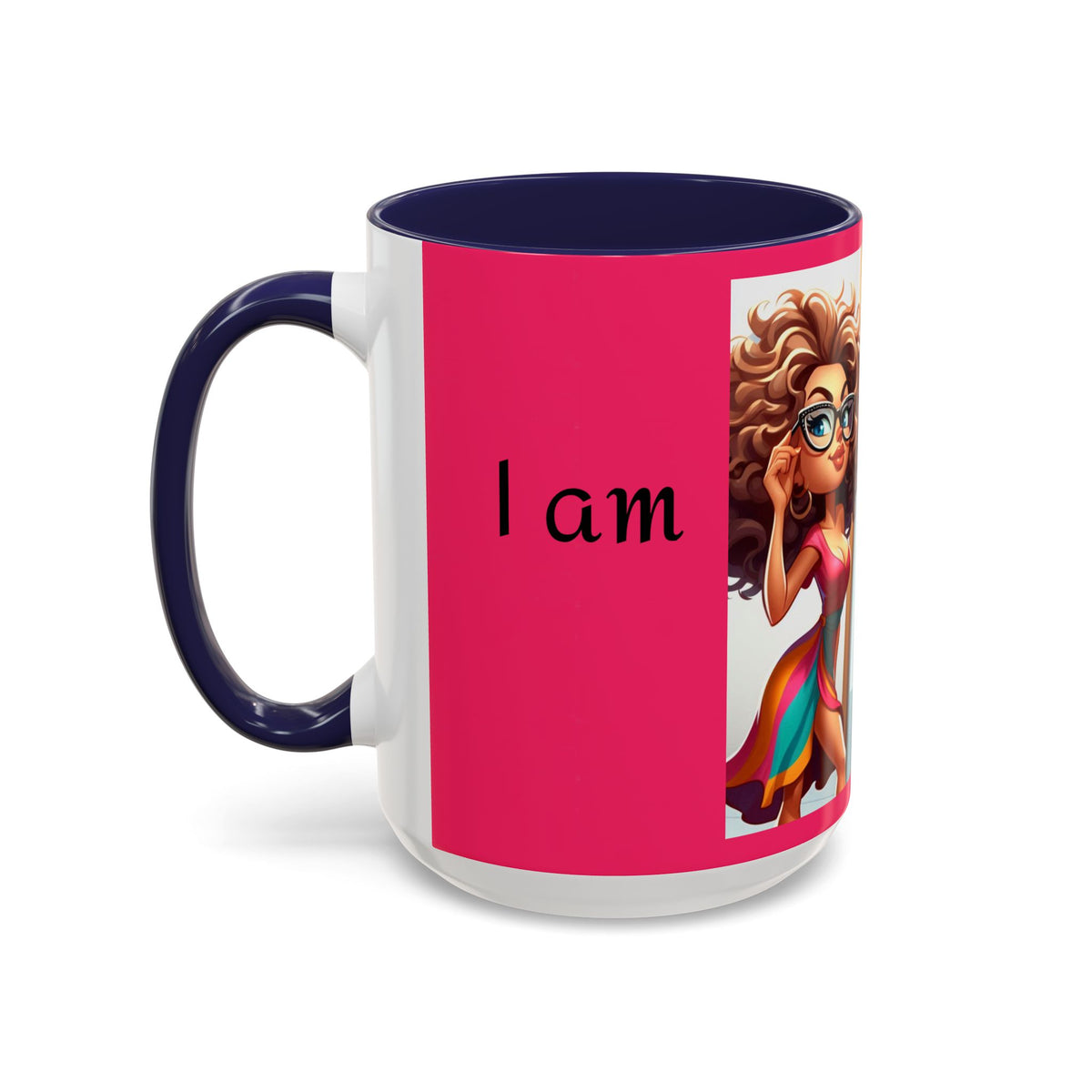"I Am Beautiful" Accent Coffee Mug (11, 15oz) - OLM Store