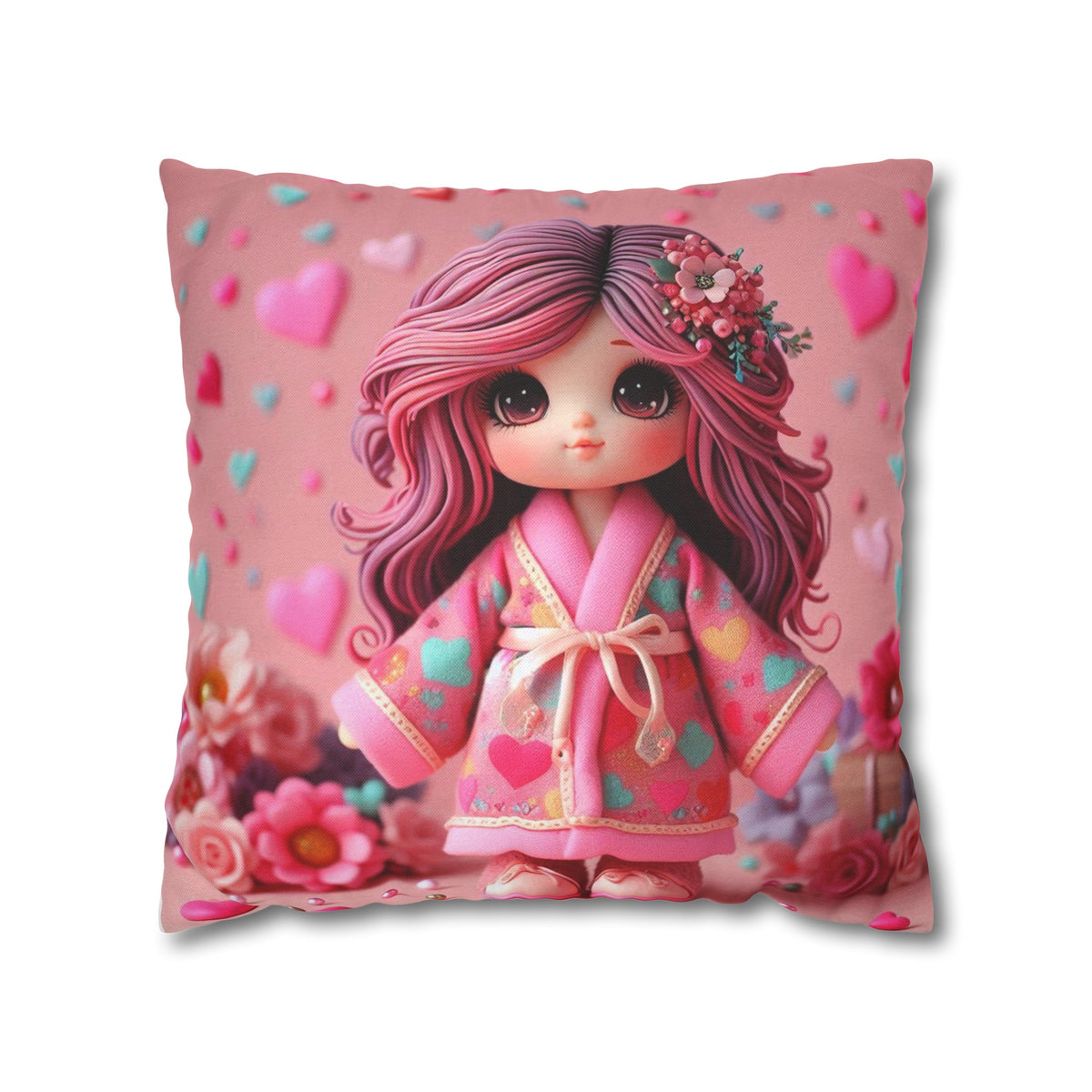 Spun Polyester Square Pillowcase - OLM Store