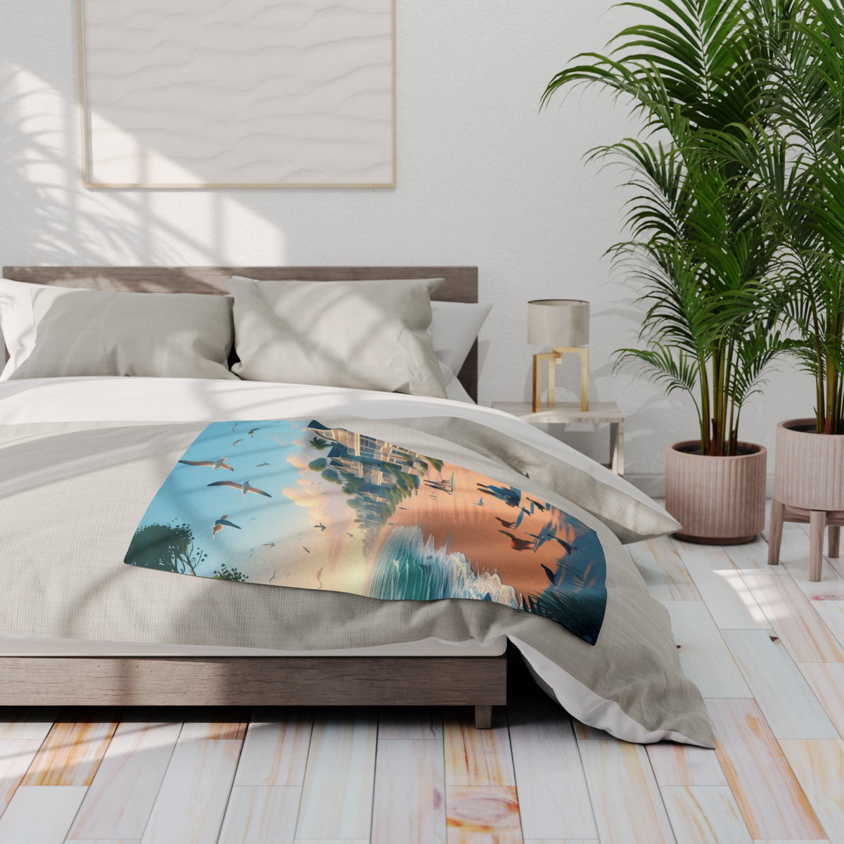 Beachfront Fleece Blanket - OLM Store